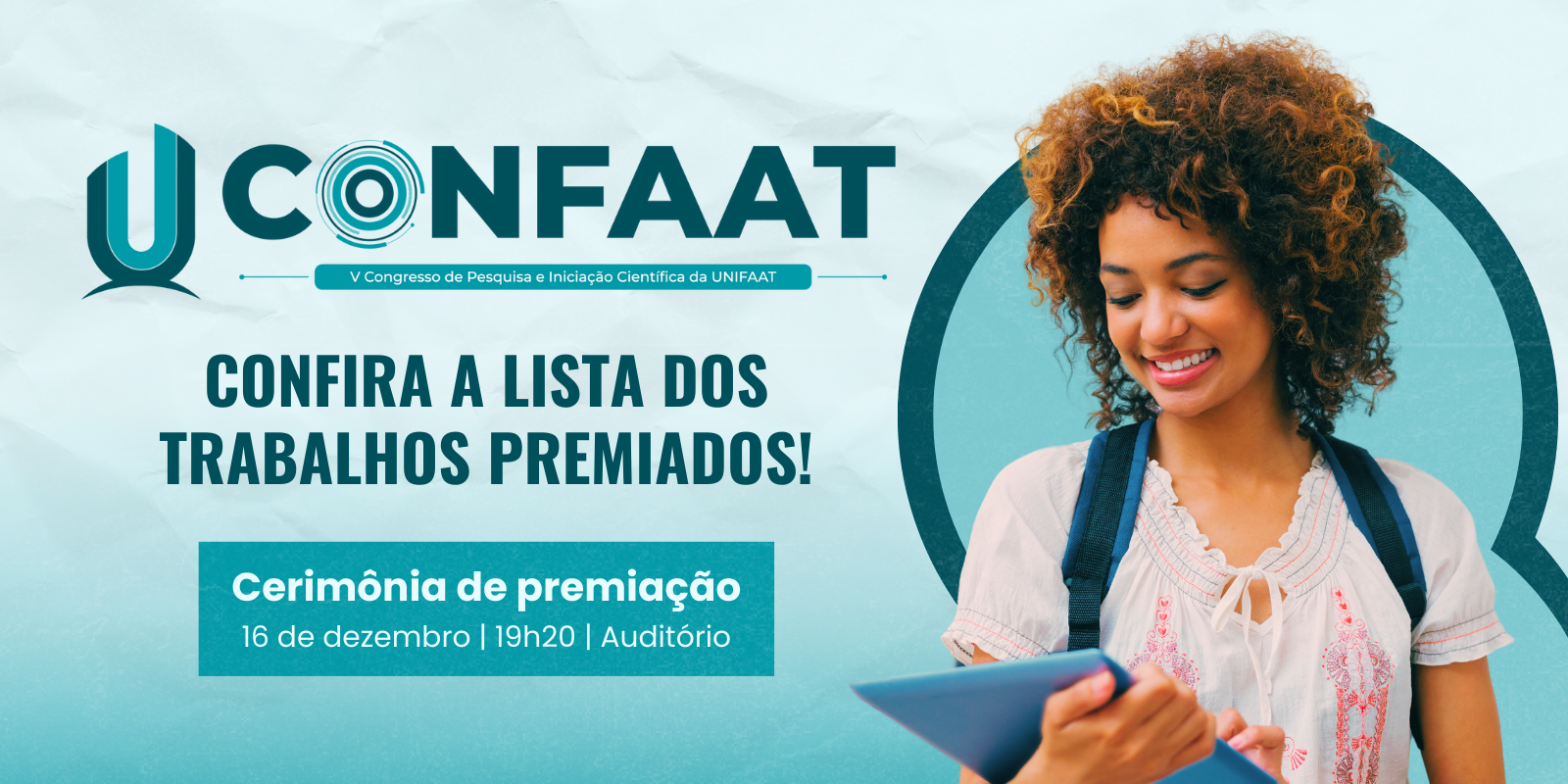 UNIFAAT realiza premiação do V CONFAAT